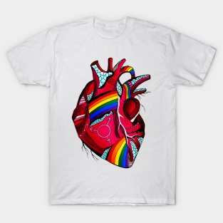Pride T-Shirt - Pride Heart by Kenal Louis